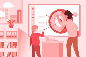 Google Interactive Whiteboard To Discuss Projects And Objectives